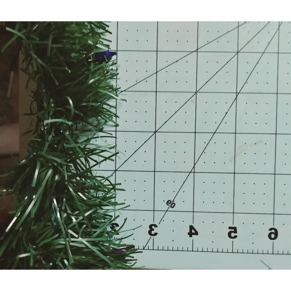 Green Pine Garland 30 Ft Pre Lit Christmas String Lights